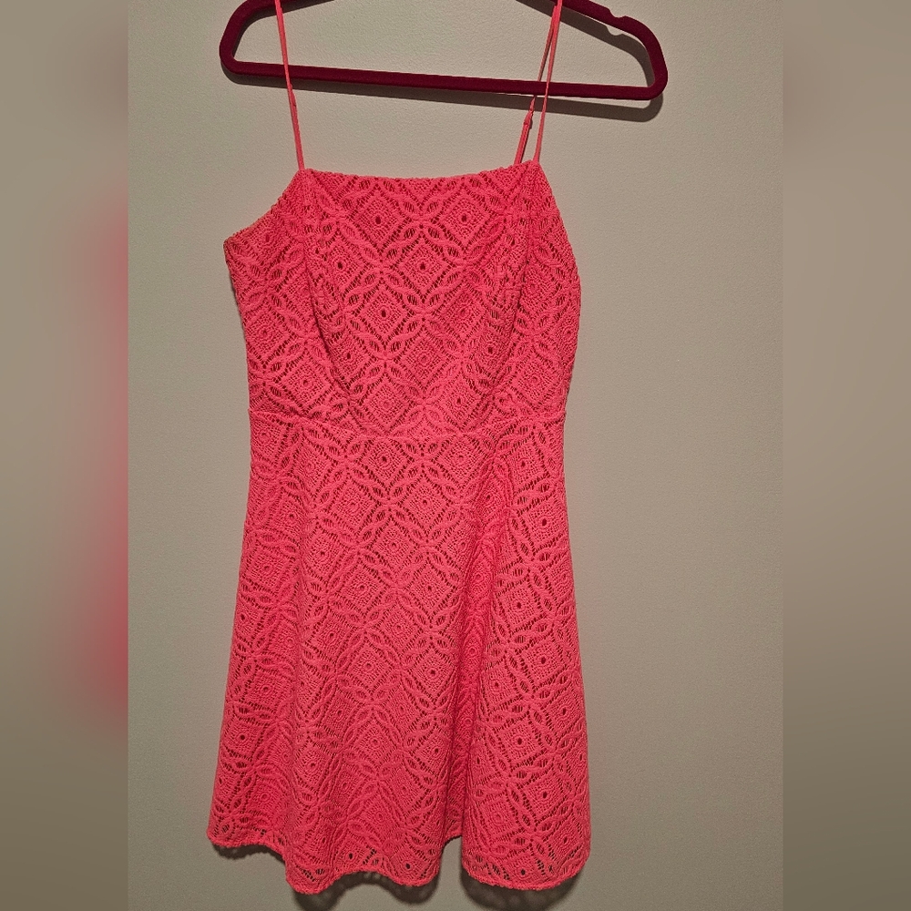 Lilly Pulitzer Hot Pink Dress, sz m
